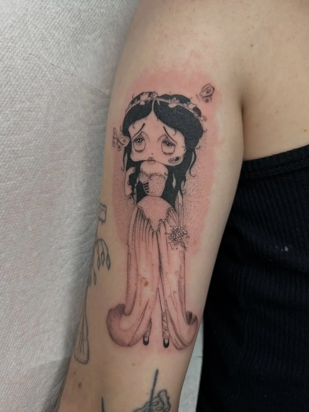 Vintage Betty Boop Tattoo on Arm