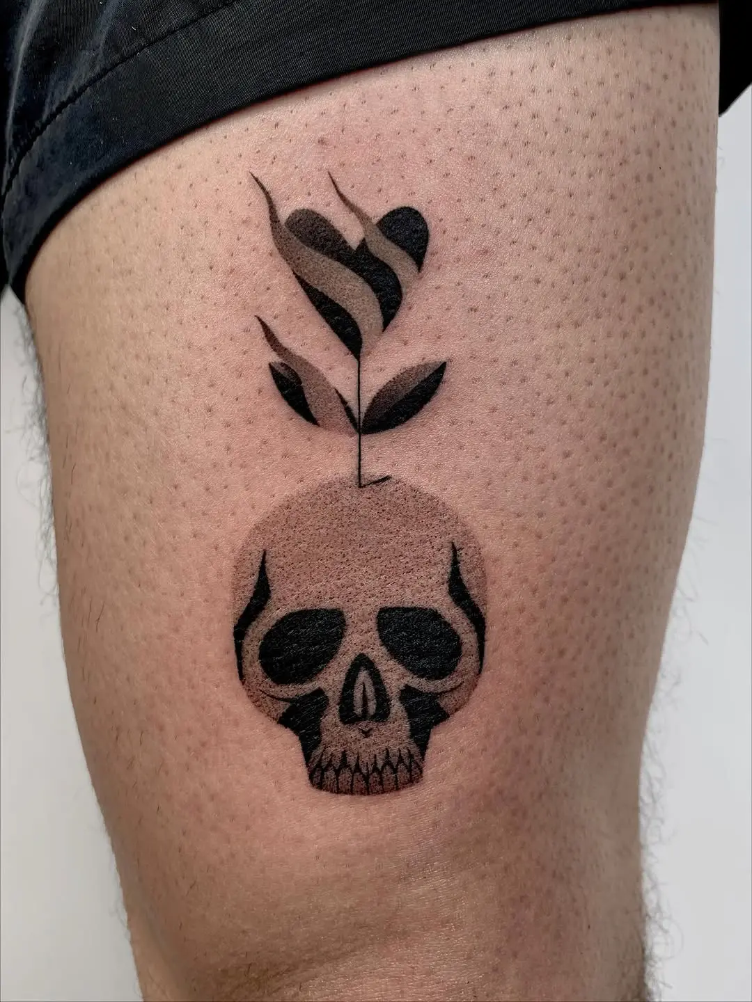 Artful blend of life and death in ink