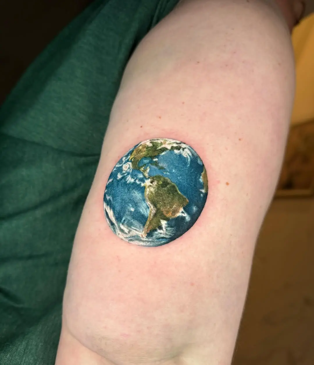 Earth Tattoo: A Unique Global Tribute