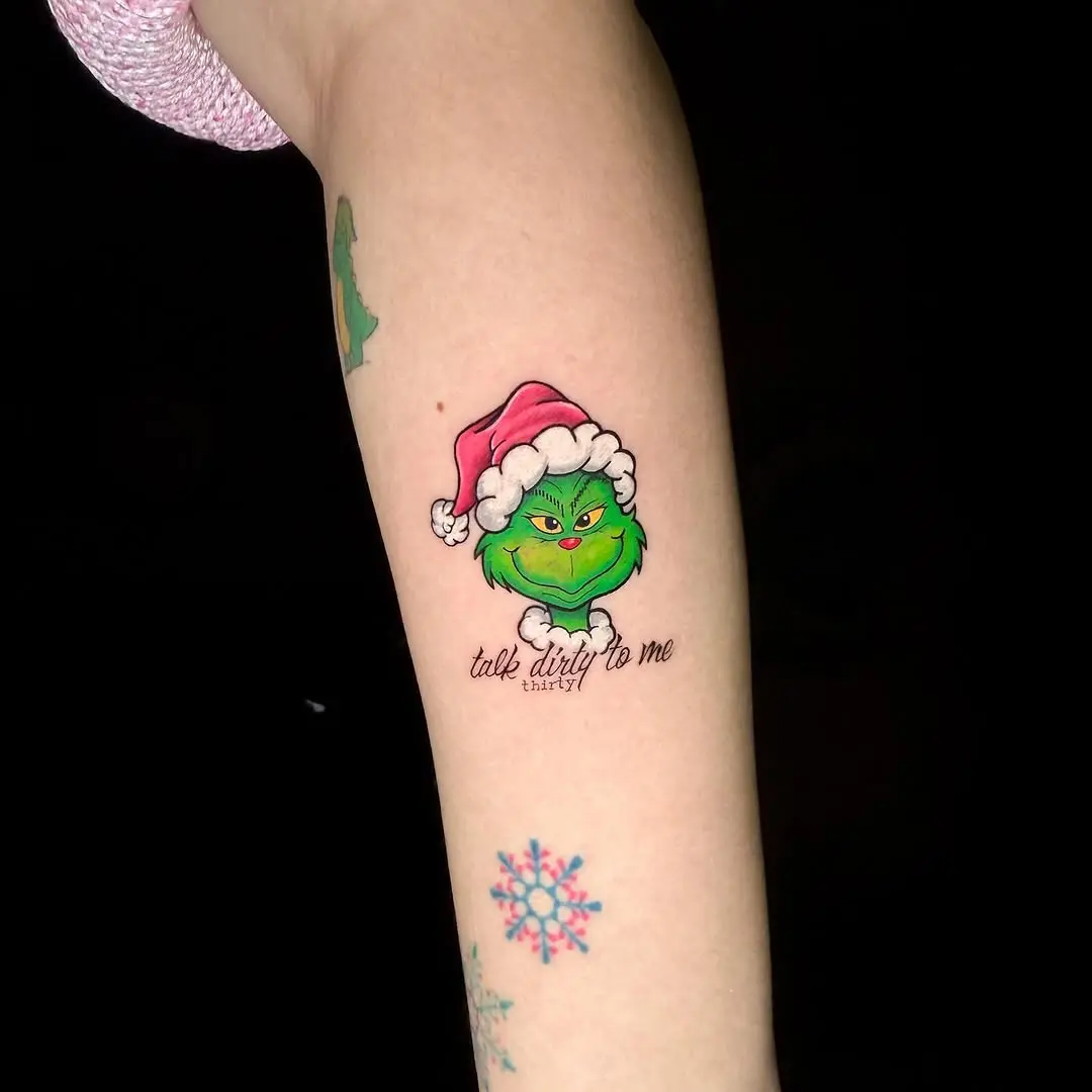 Whimsical Grinch Ink for Holiday Spirit