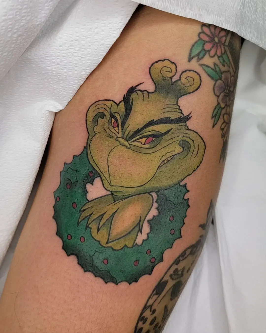 Whimsical Grinch with Holiday Vibes