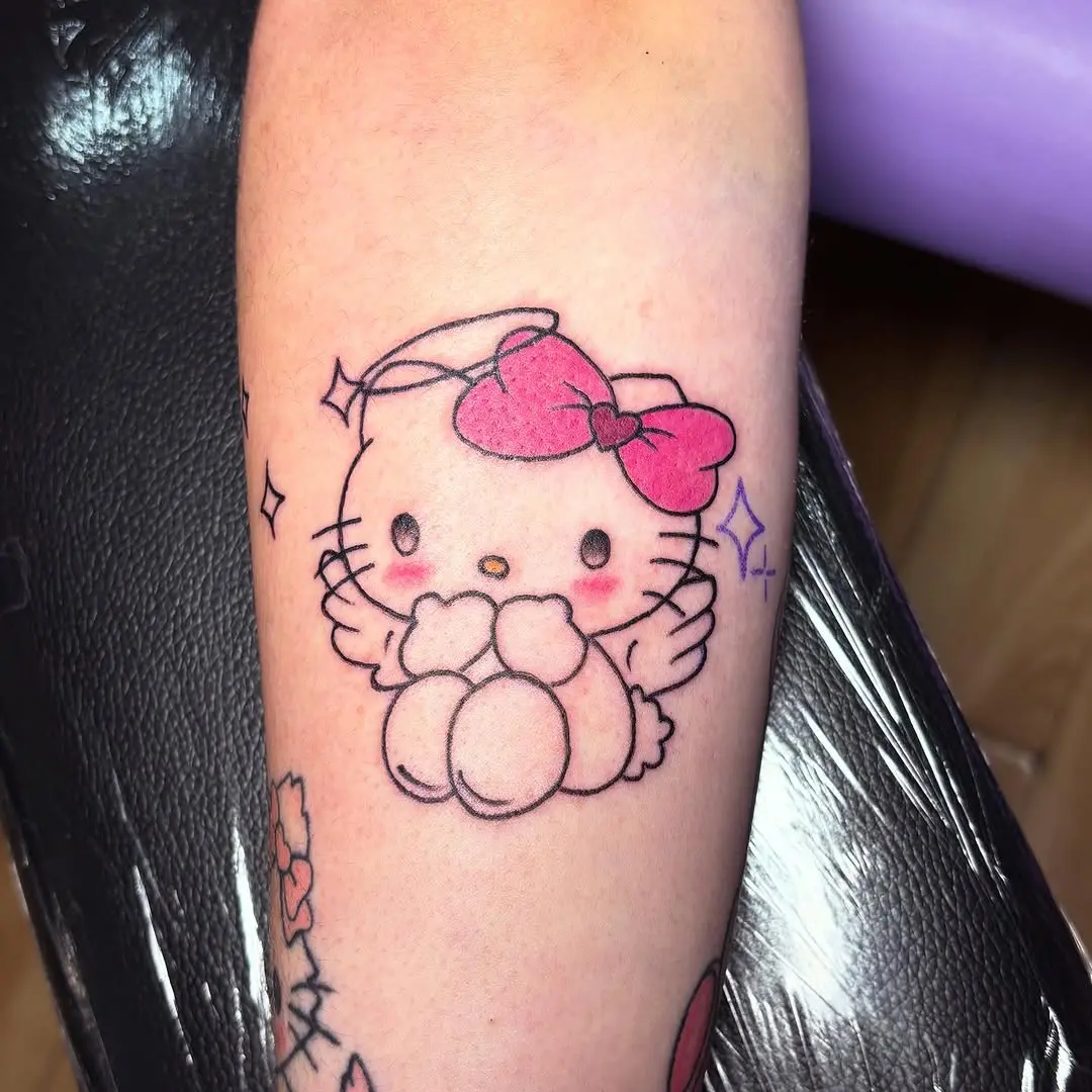 Charming Hello Kitty with Angelic Wings