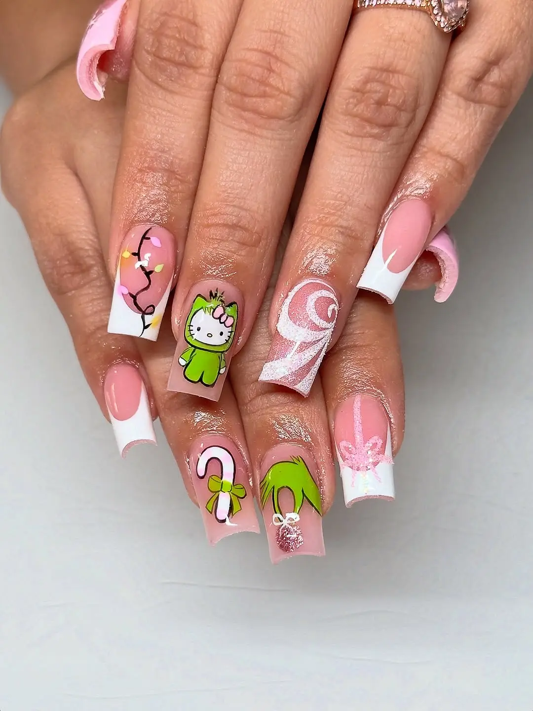 Playful Hello Kitty Nail Art for Fun Vibes