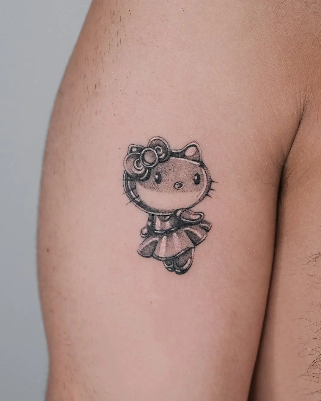 Charming Hello Kitty Ballerina Tattoo Design