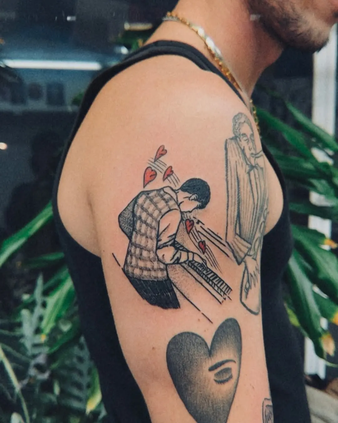 Musical Expression Through Unique Inked Art