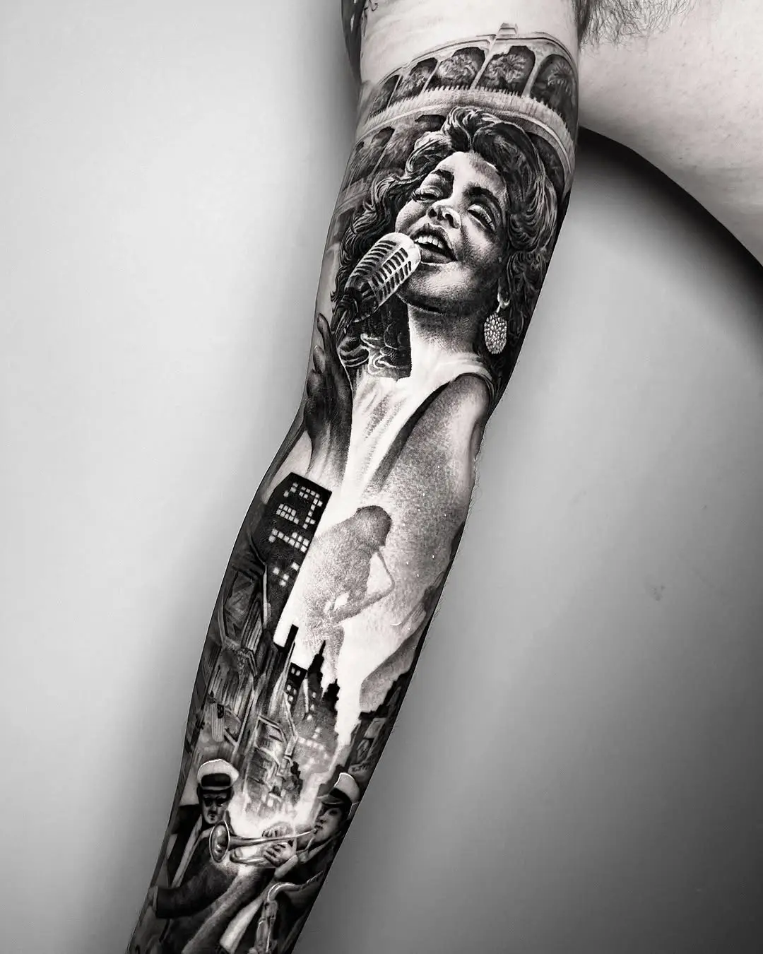 Elegant tribute to jazz music and culture