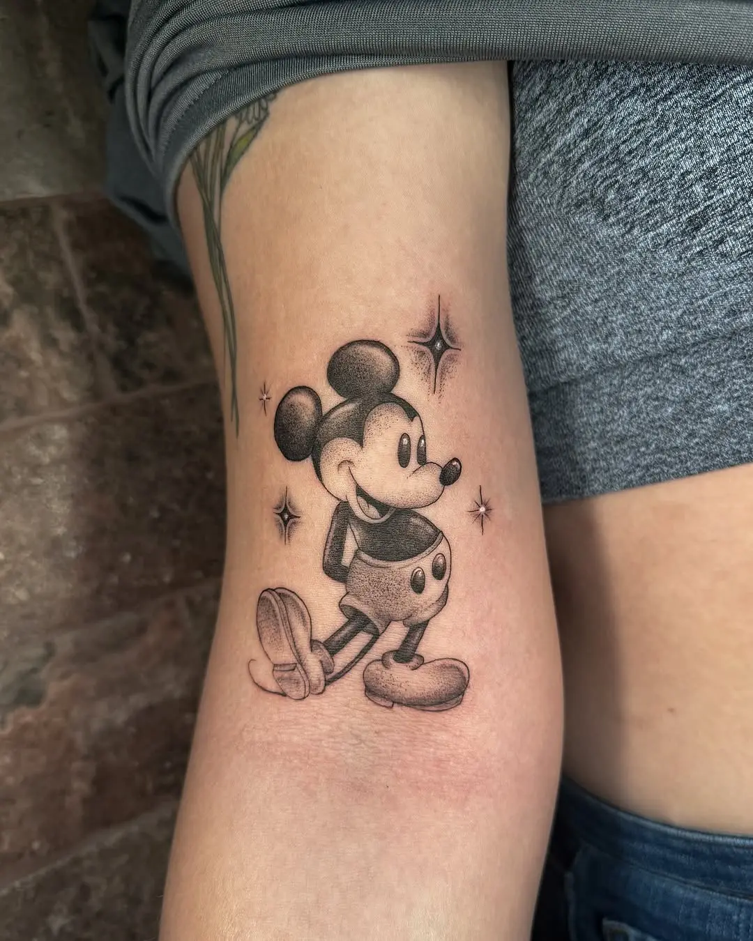 Classic Mickey Mouse Tattoo Design Inspiration