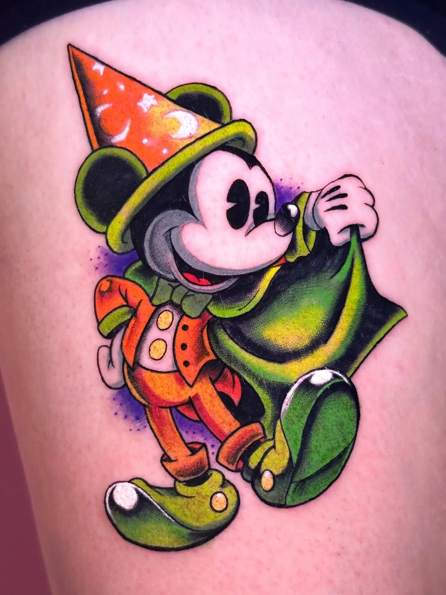 Magical Mickey Mouse in Vibrant Colors