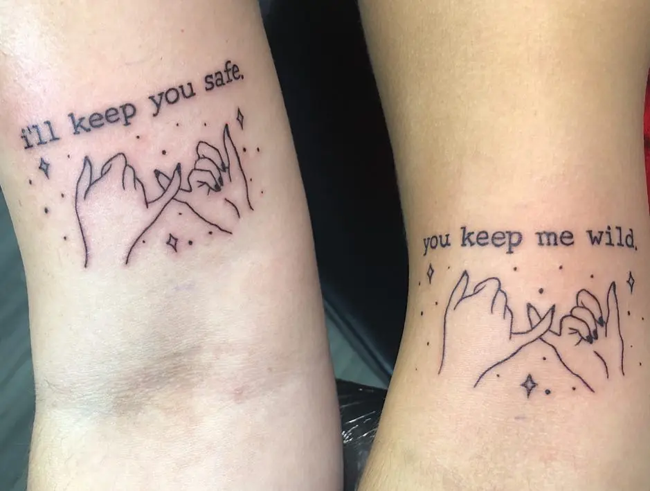 Meaningful pinky promise tattoo designs