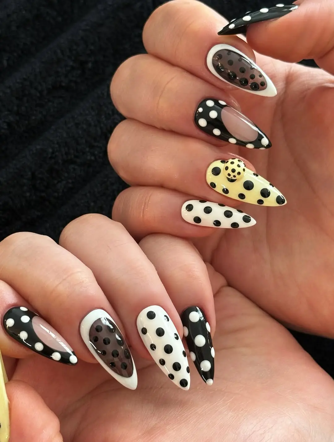 Chic Polka Dot Nail Art Inspiration