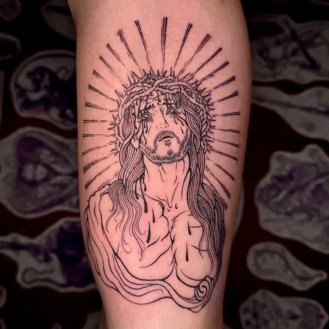 A striking representation of faith and sacrifice
