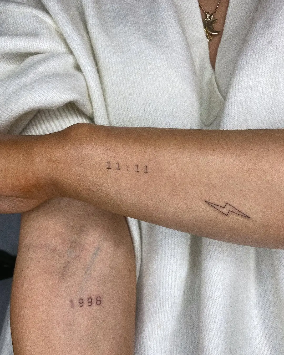 Elegant date tattoos showcasing significant years