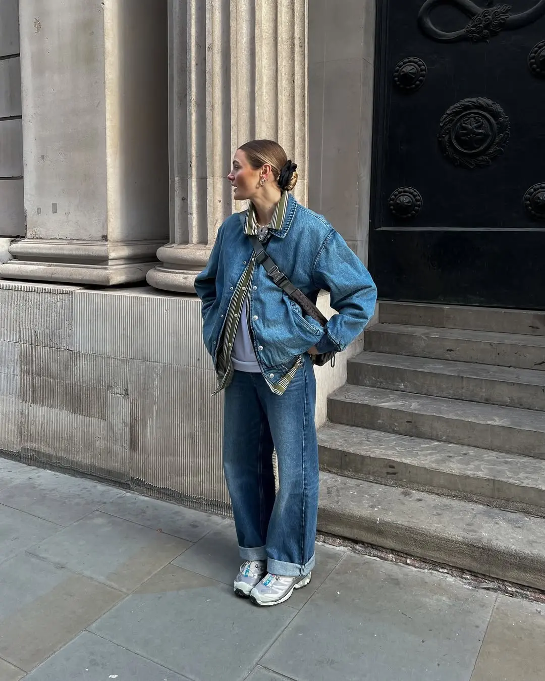 Chic Denim Ensemble for Effortless Street Style