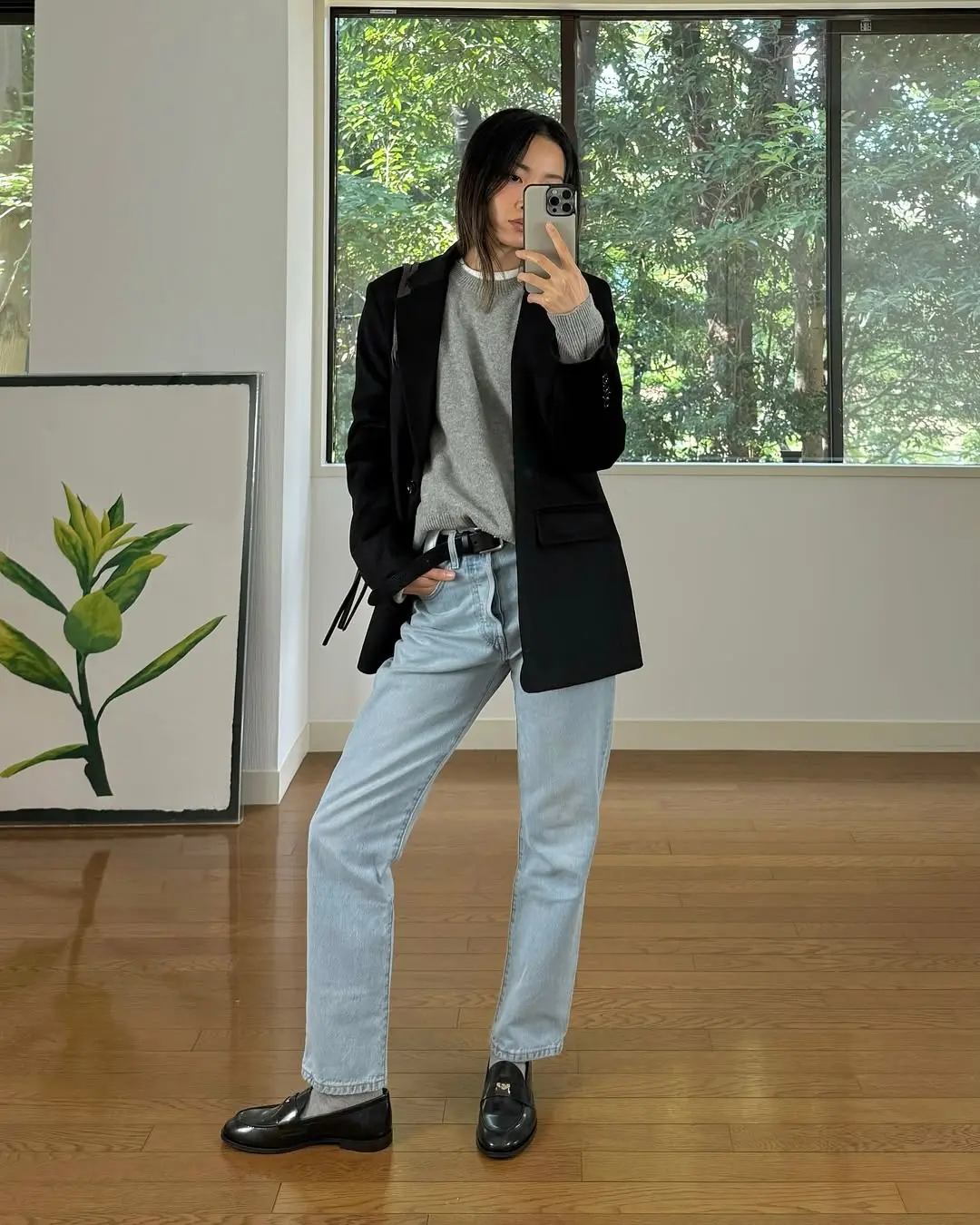 Chic blend of elegance and casual comfort
