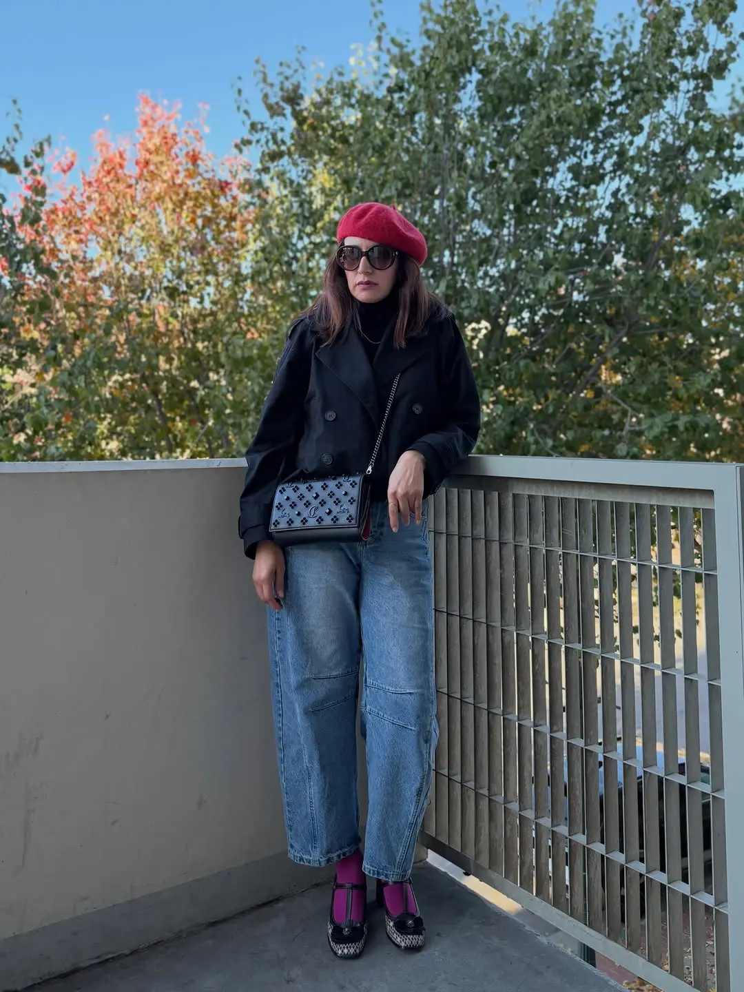 Chic layered look perfect for autumn days