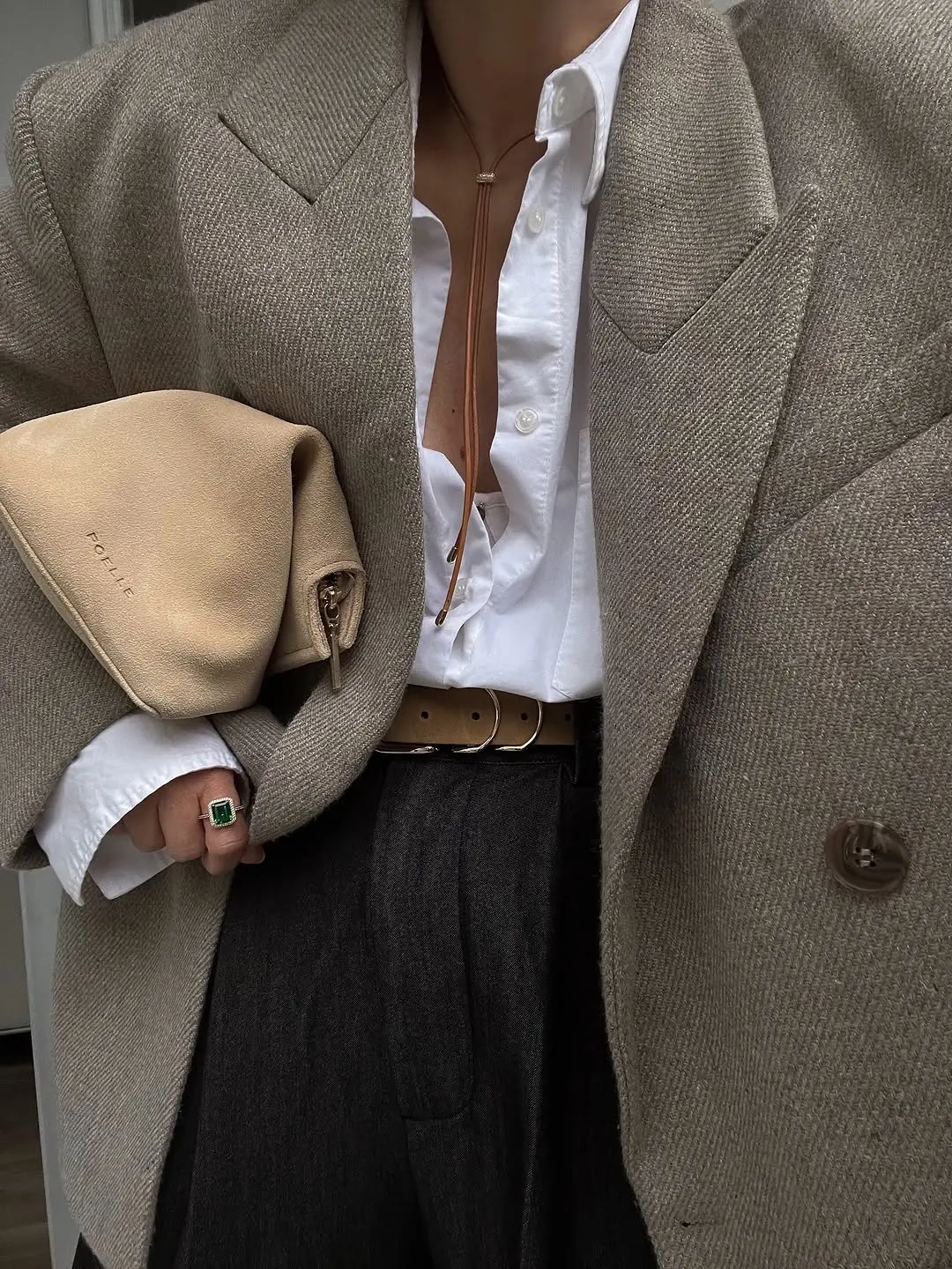 Effortless elegance in casual chic attire