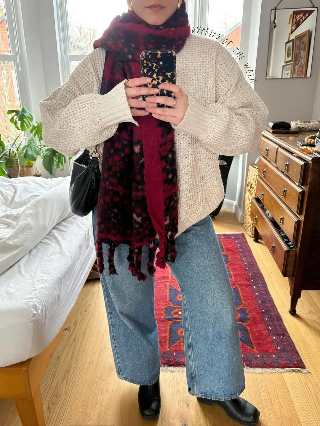 Chic winter outfit with cozy layers and style