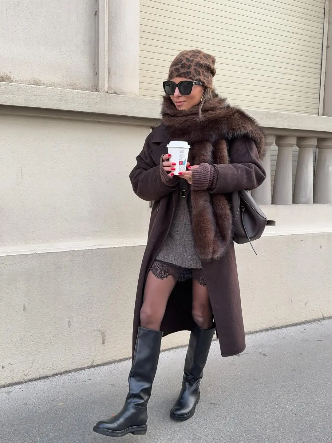 Sophisticated Winter Look with Luxe Details