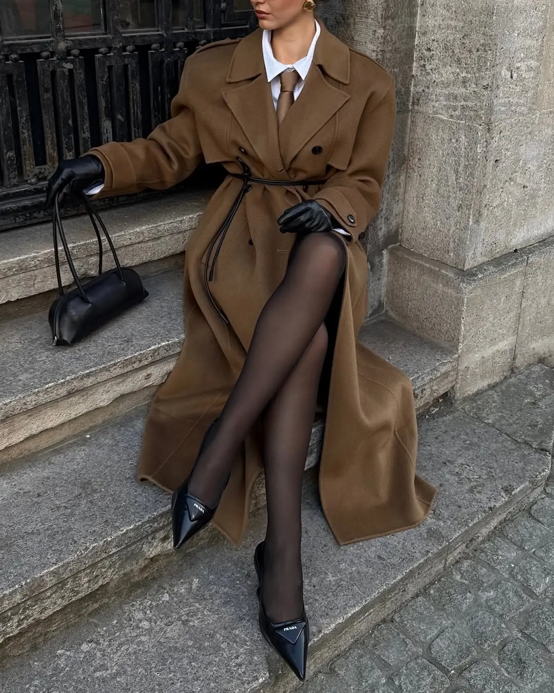 Chic winter style with classic elegance.