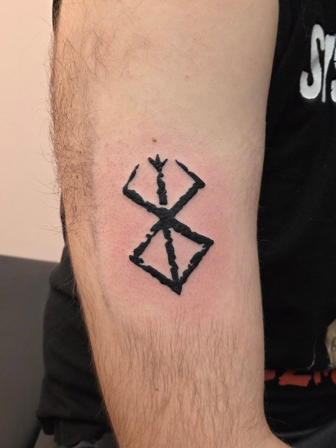 Artistic sacrification tattoo with symbolic meaning