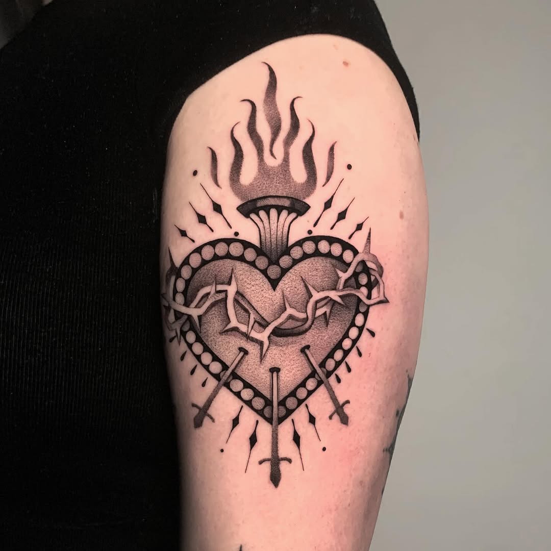Heart Symbolism in Sacrificial Tattoos