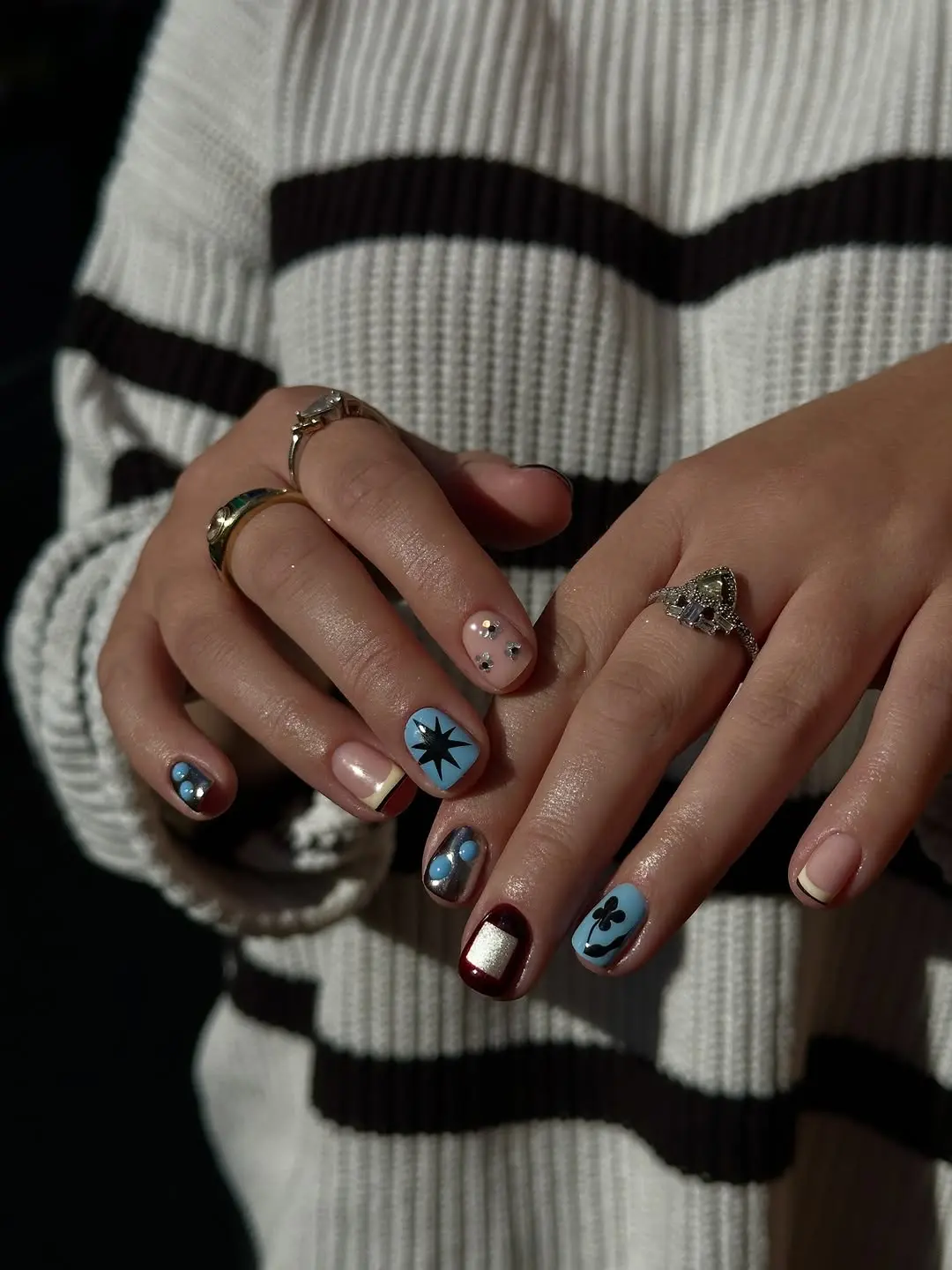 Stylish Short Winter Nail Designs for All