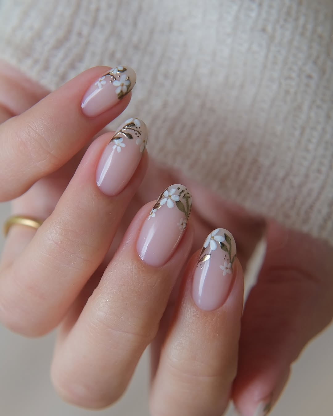 Delicate floral accents for bridal elegance