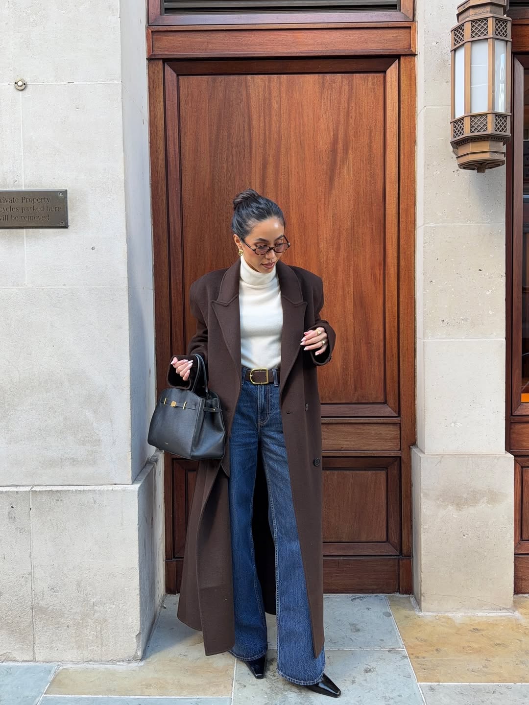 Chic winter look for cozy date nights