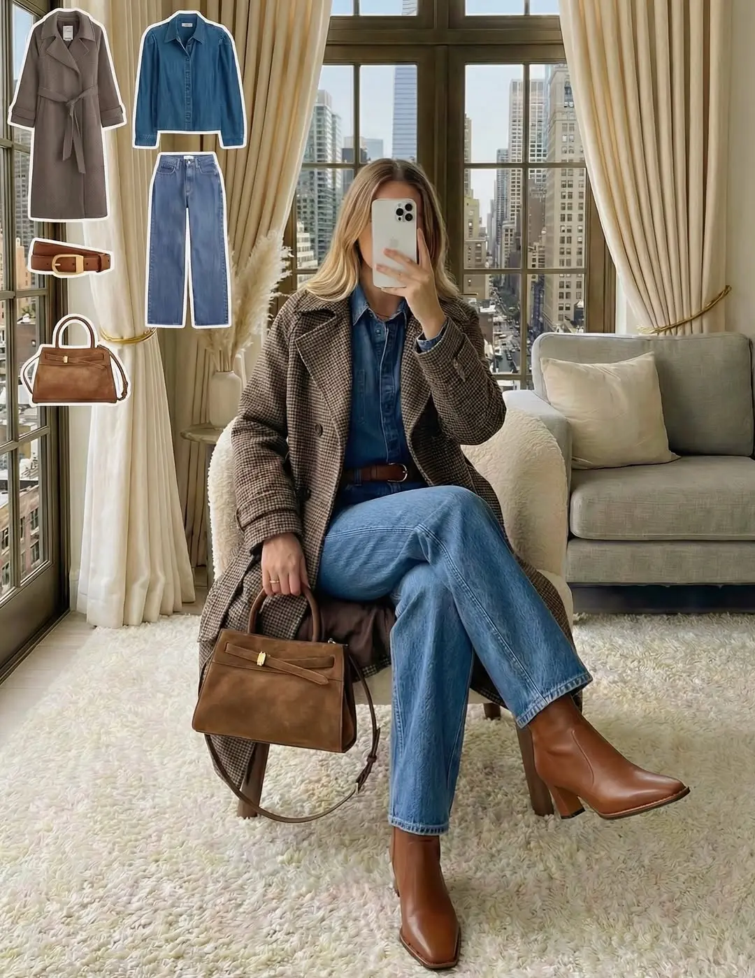 Chic winter outfit for the modern professional
