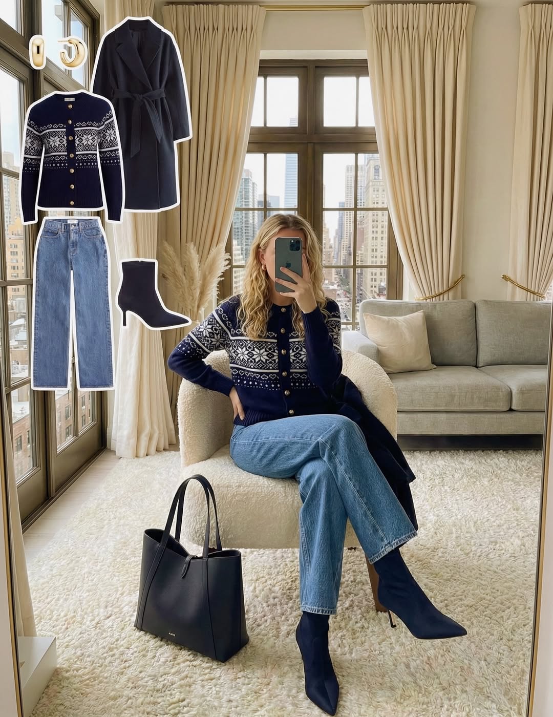 Chic Winter Work Outfit for Stylish Professionals