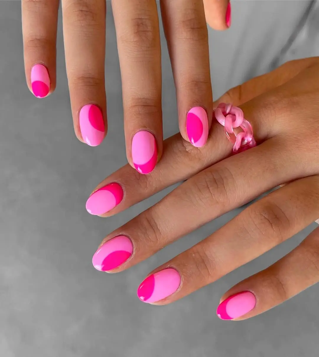 Chic pink designs for trendy Barbie nails