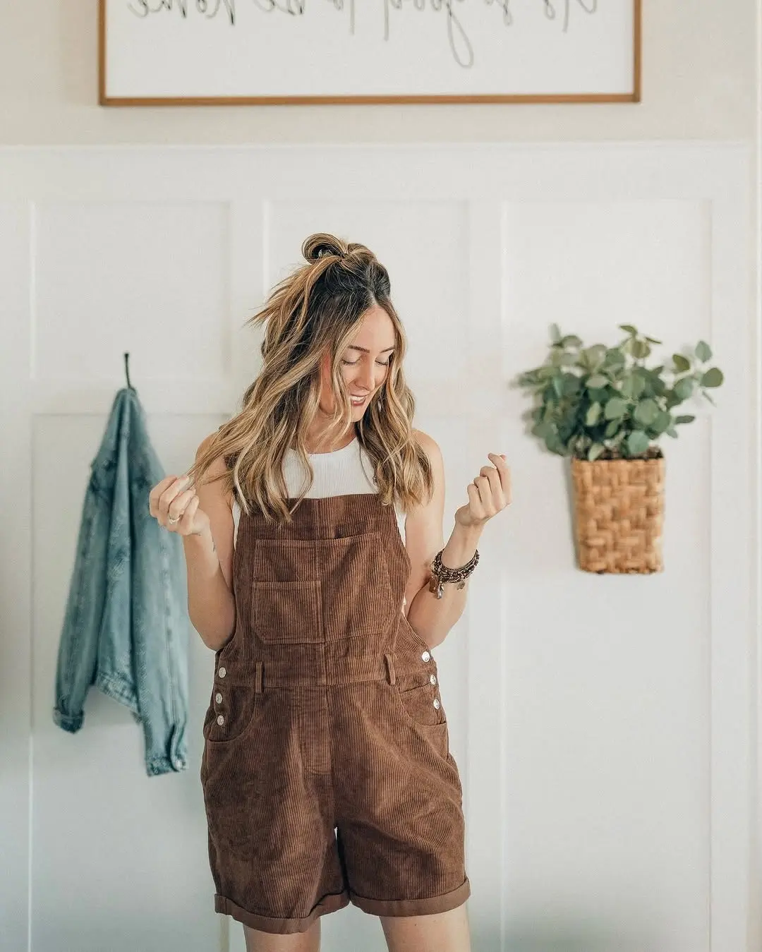 Chic Brown Overalls for Effortless Style