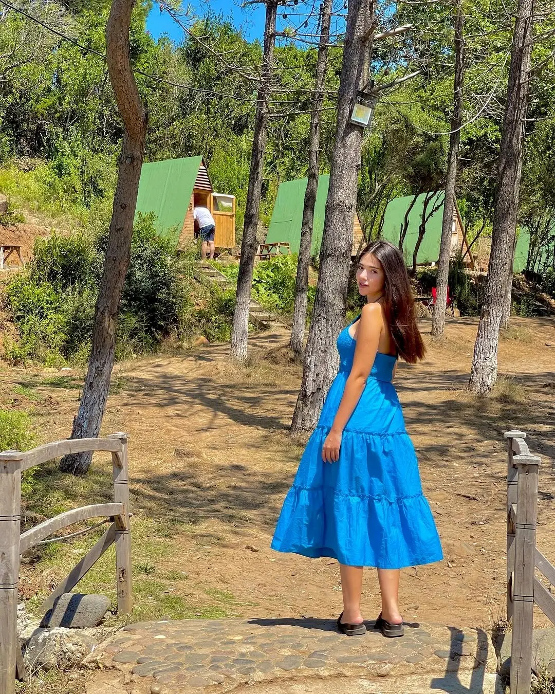 Vibrant Summer Dress Perfect for Camping Vibes