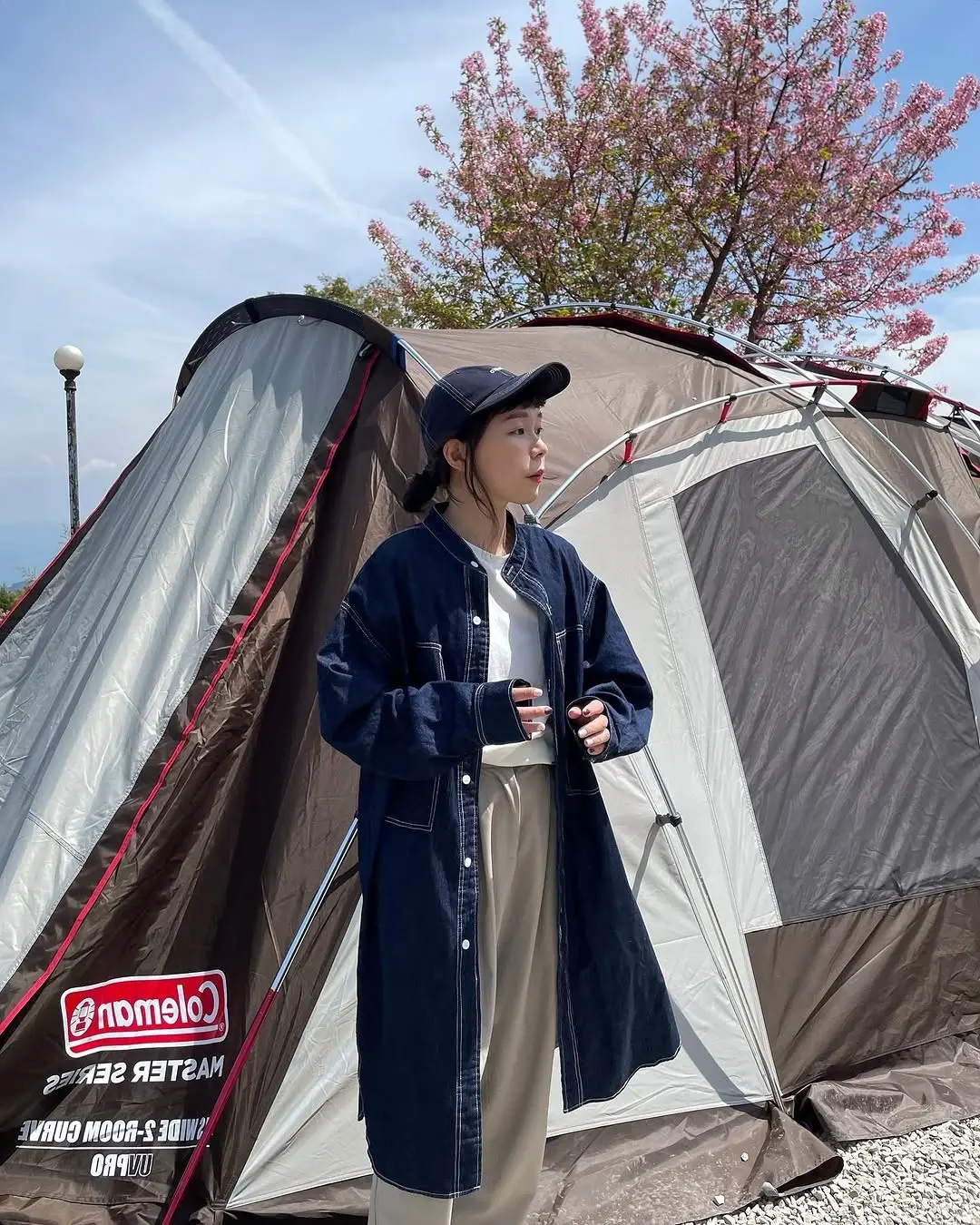 Stylish camping outfit for outdoor adventures
