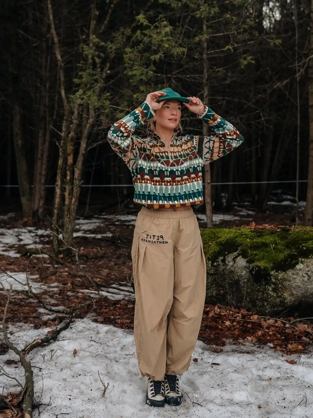 Stylish and comfortable camping outfit inspiration