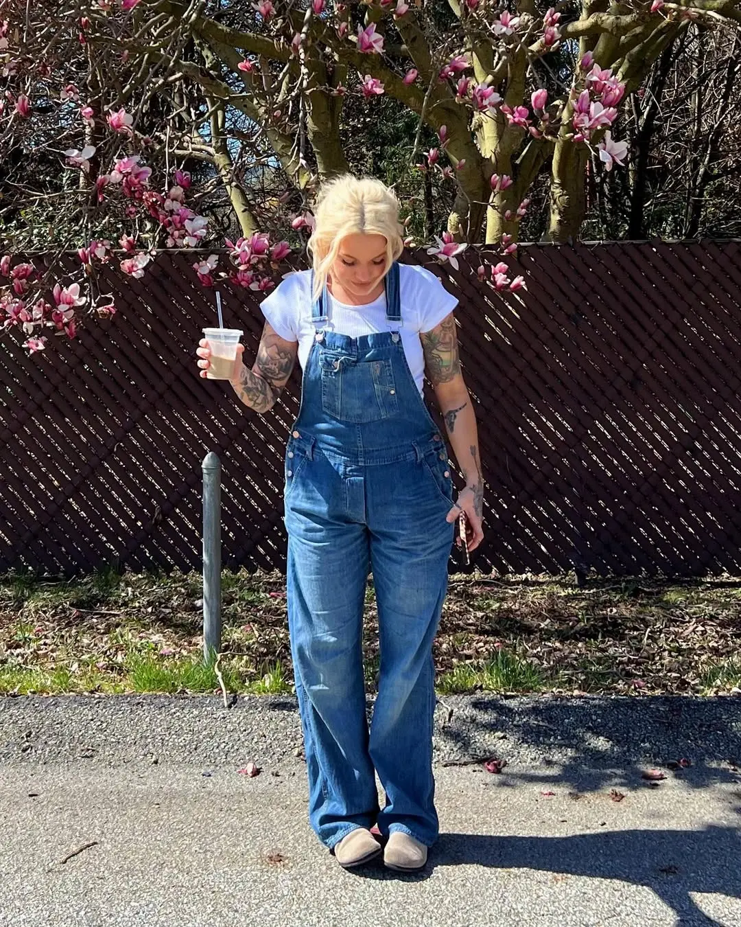 Effortlessly chic in denim overalls