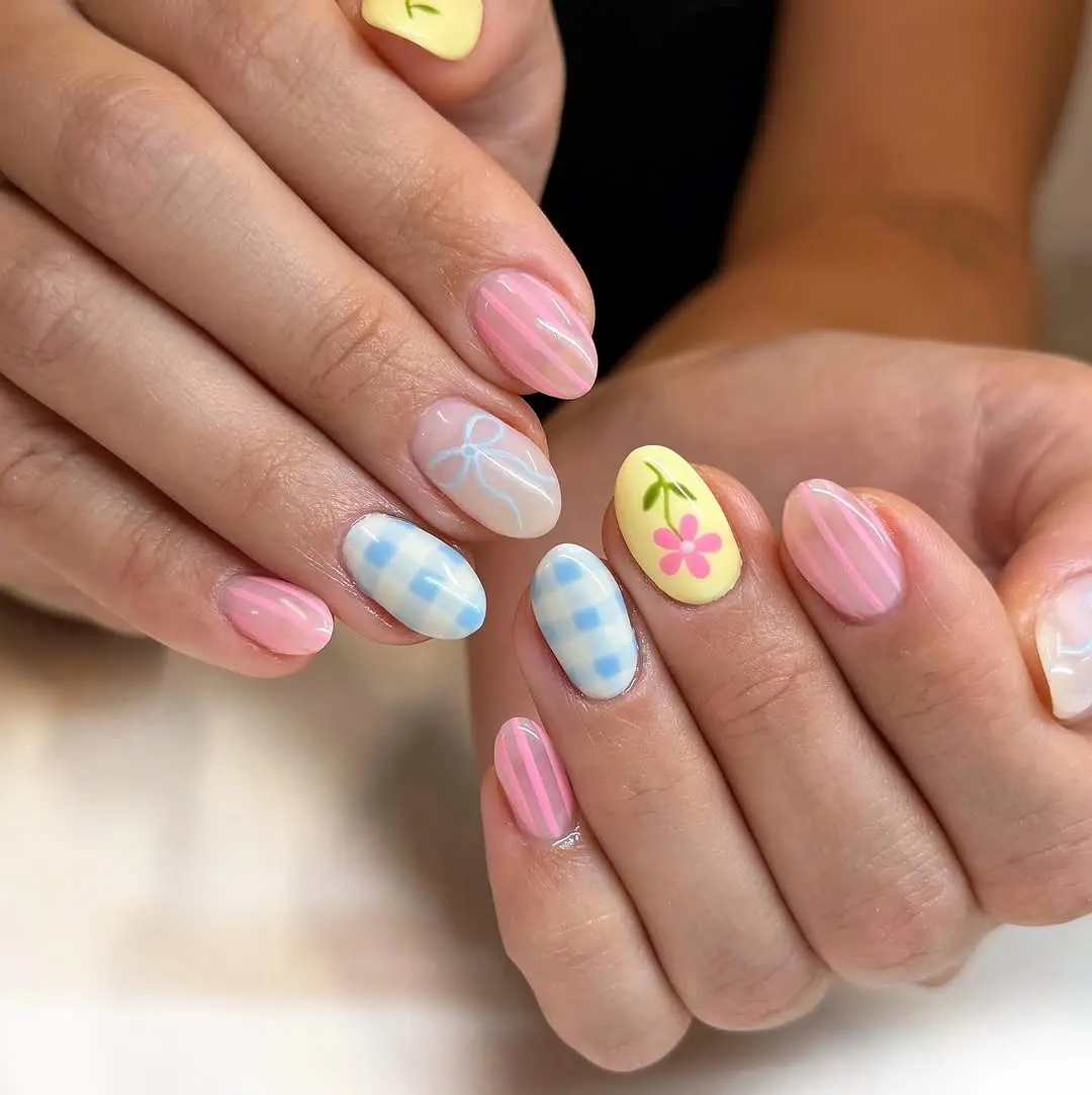 Charming Spring-Inspired Easter Nail Designs