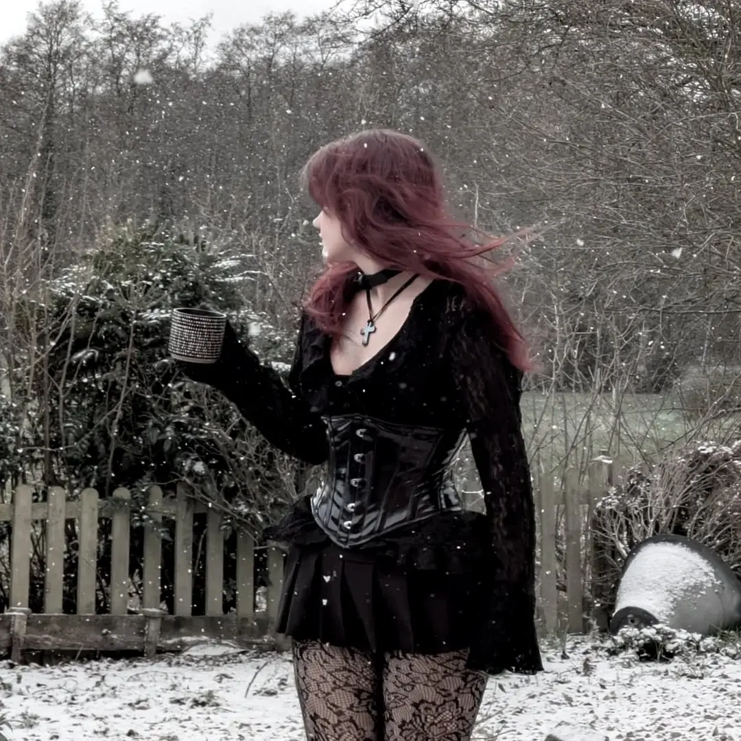 Chic Goth Style for Winter Wonderland