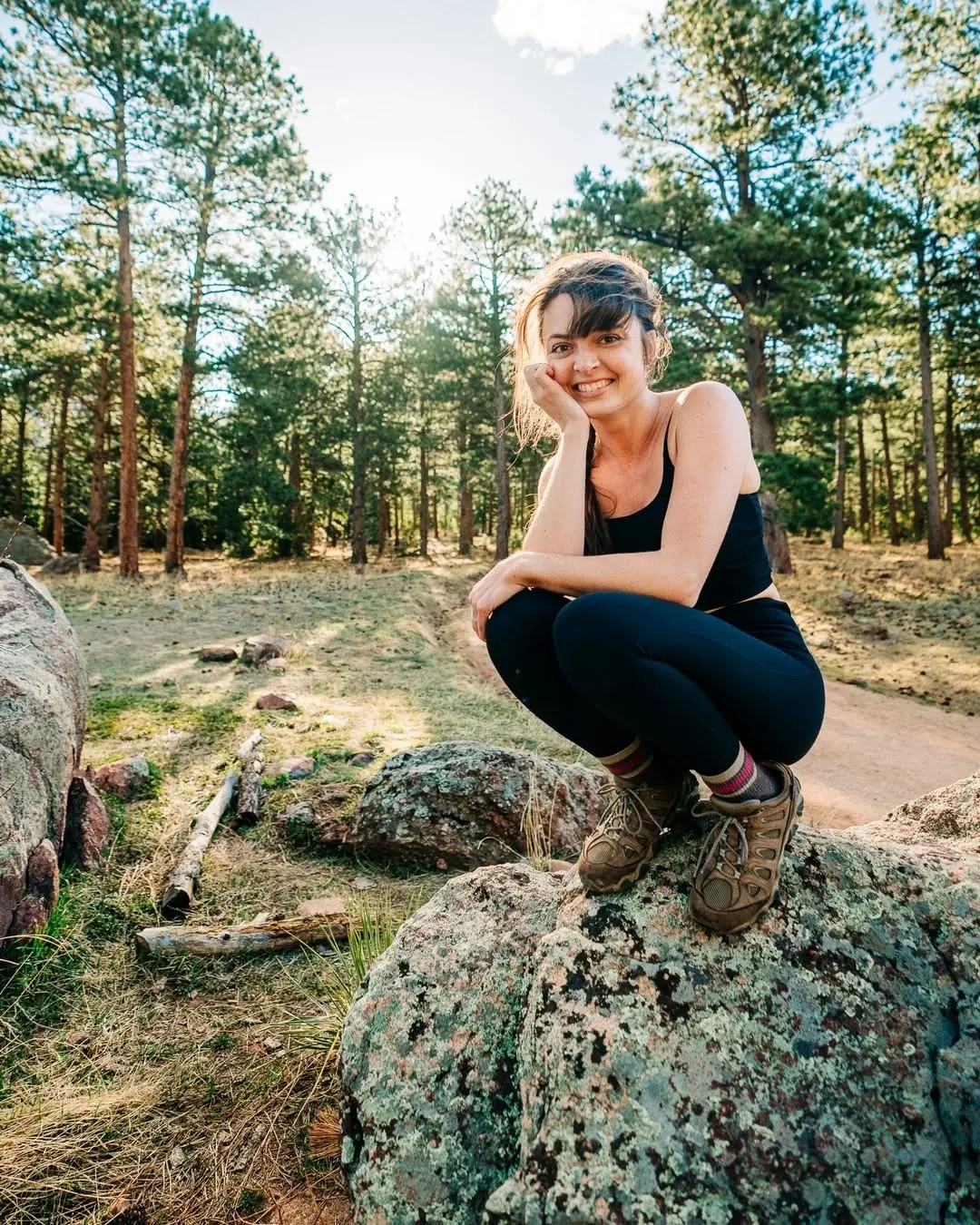 Stylish and practical hiking outfit for adventures