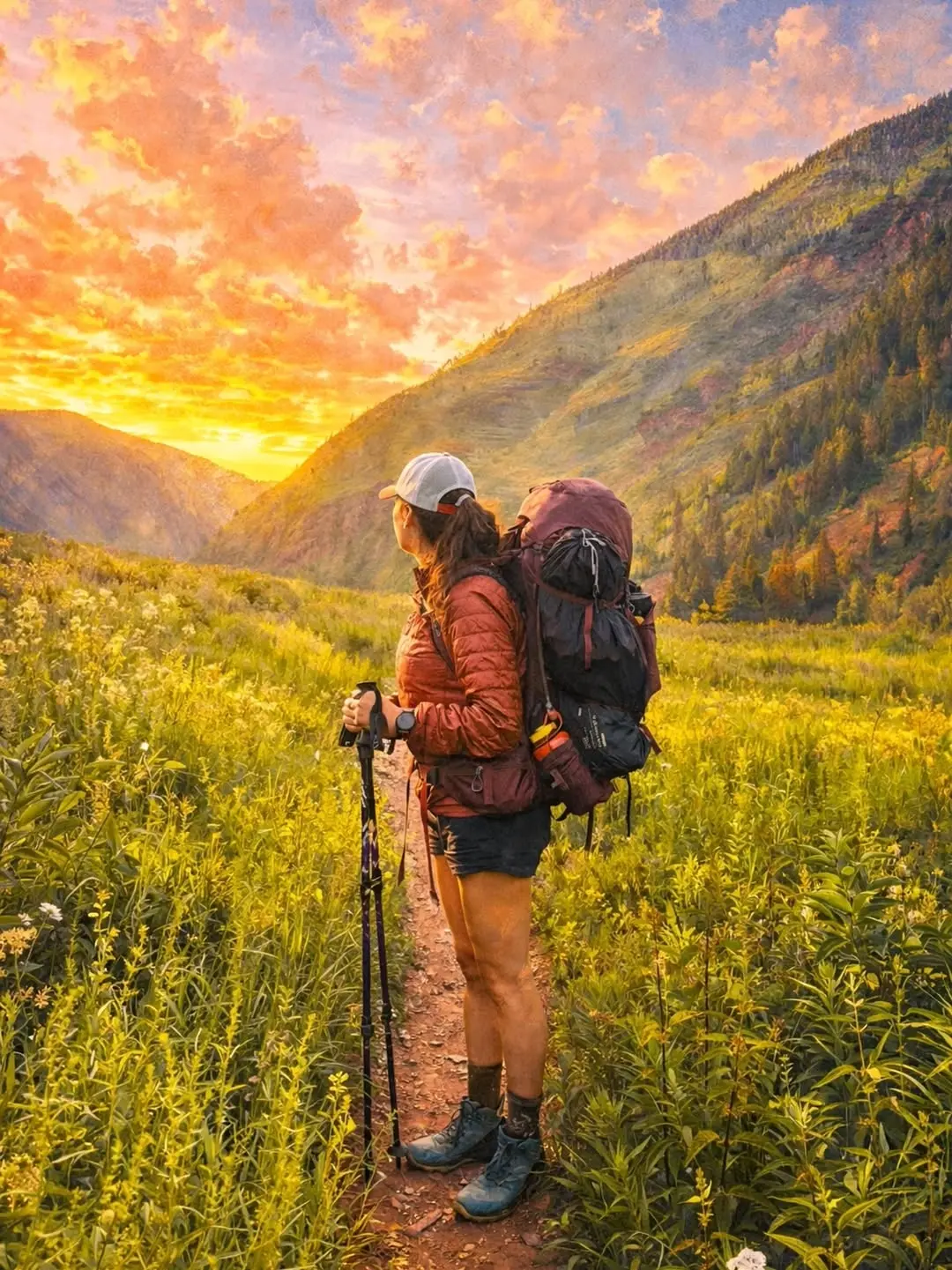 Stylish Hiking Outfit for Scenic Trails