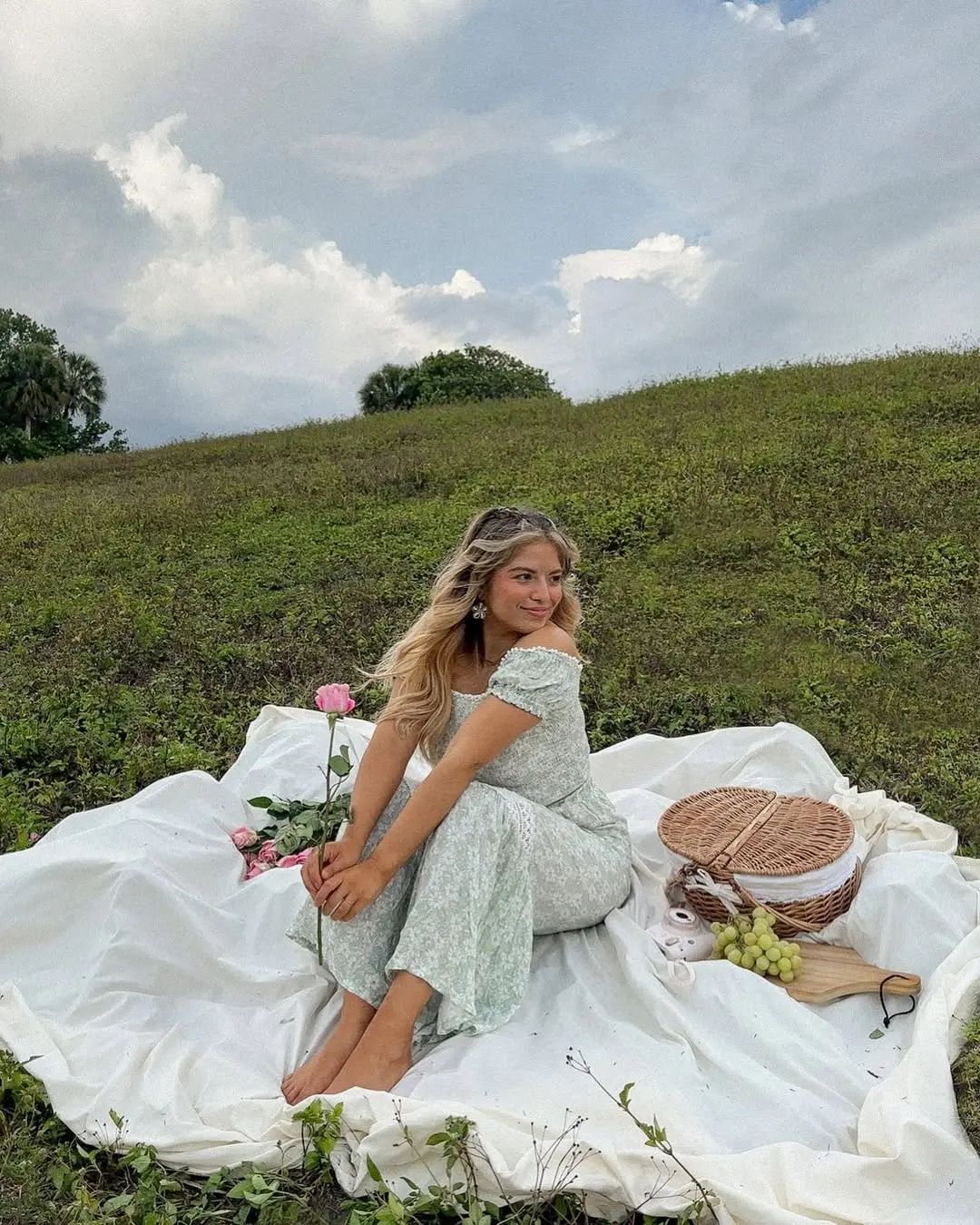 Charming Floral Dress for a Perfect Picnic