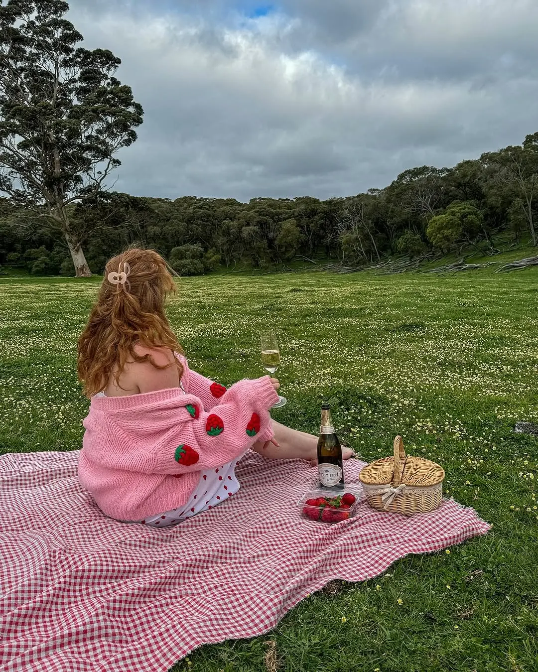 Charming picnic outfit for sunny day vibes