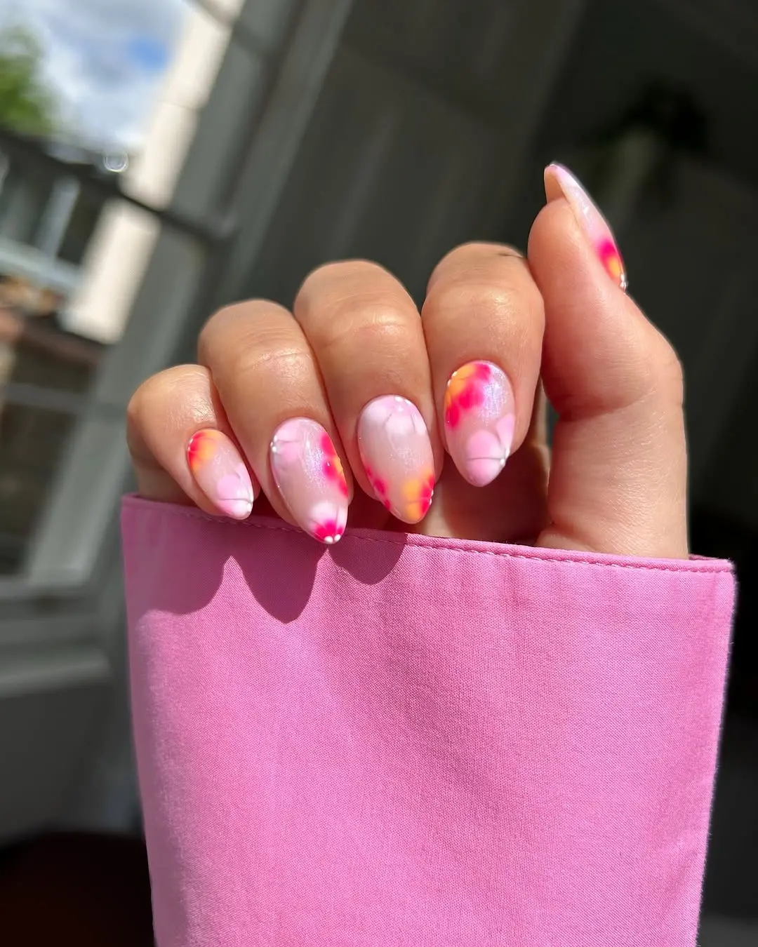 Vibrant Pink Easter Nail Art Inspiration
