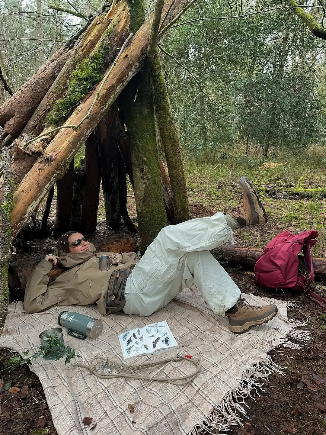 Cozy Camping Outfit for Relaxation in Nature