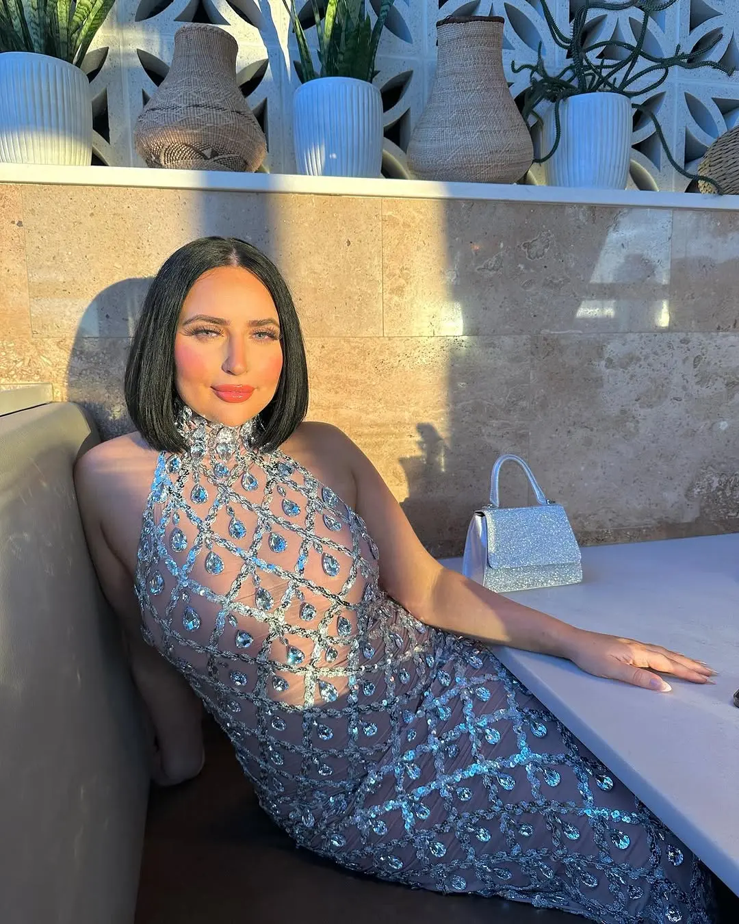 Glamorous sparkly dress for birthday celebrations