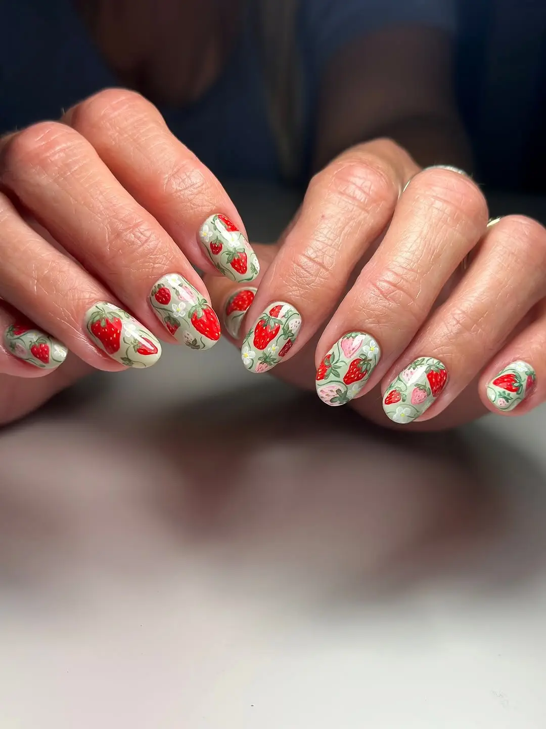 Vibrant Strawberry Nail Art for Summer Vibes