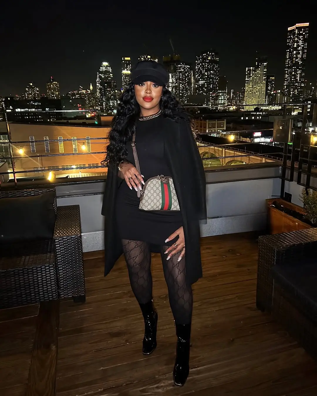 Chic Black Outfit Perfect for Night Out