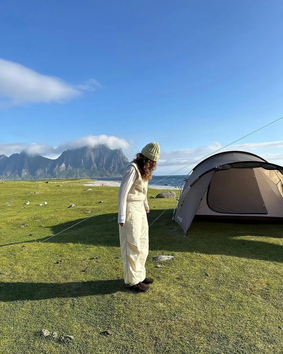 Chic and cozy camping outfit inspiration