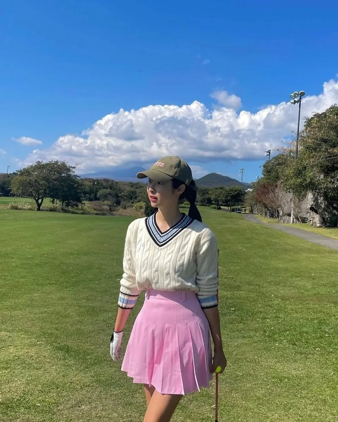 Chic golf attire for a sunny day