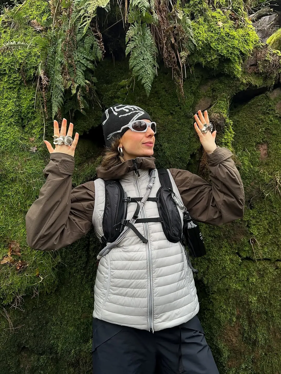 Chic Layered Look for Outdoor Adventures